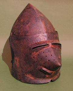 Antiqued Pigface Helm