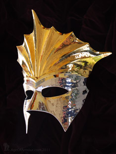 Limited design aluminium and brass mask