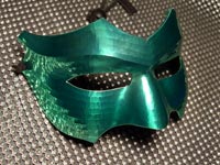 Green Shade metal mask